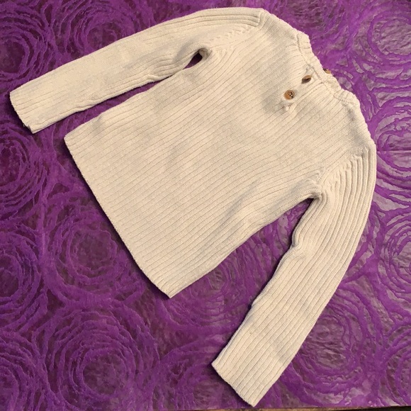 Cynthia Rowley size 4T off white sweater - Picture 2 of 3